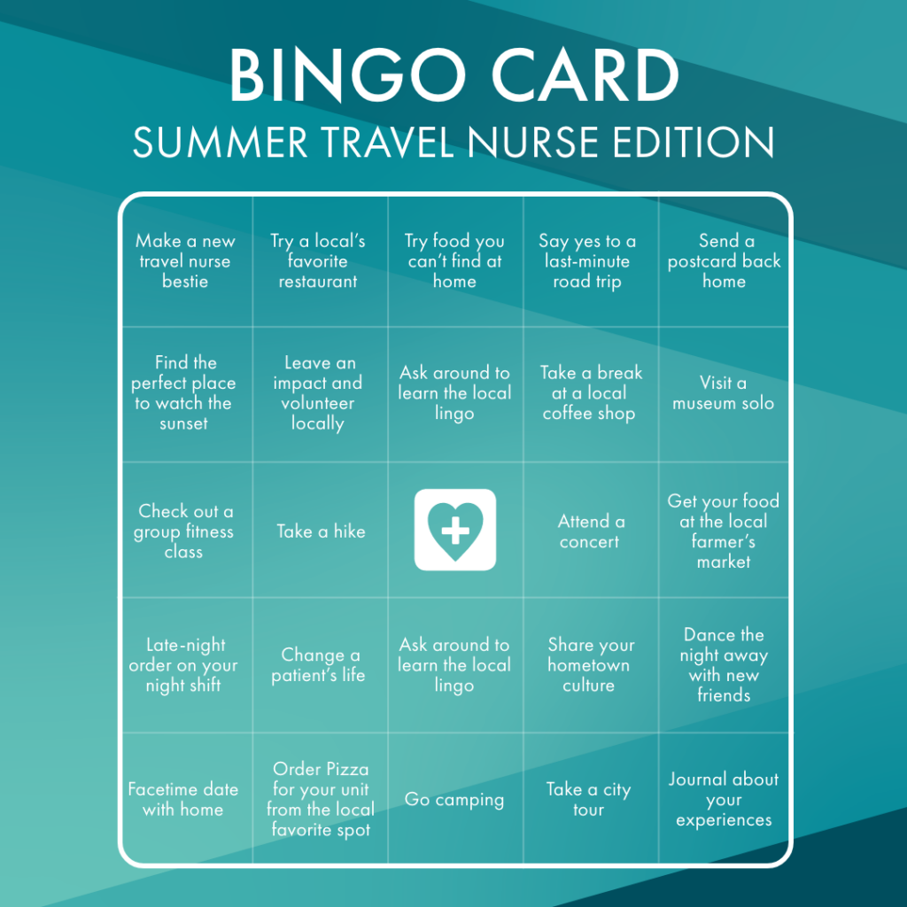 Summer Bingo Card